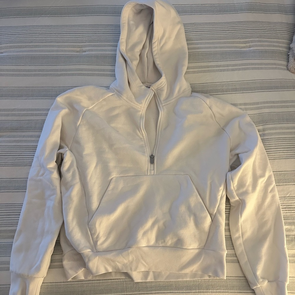 ATHLETA EASY FLEECE 1/2 ZIP HOODIE
